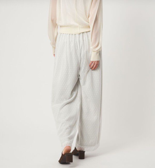 EMMEL REFINES「＜EMMEL REFINES＞EM ドットチュール レイヤー パンツ」|チノ|