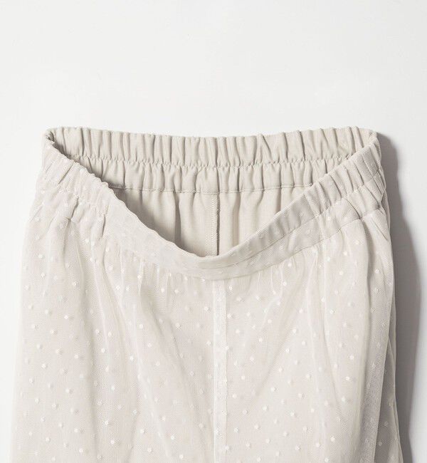 EMMEL REFINES「＜EMMEL REFINES＞EM ドットチュール レイヤー パンツ」|チノ|