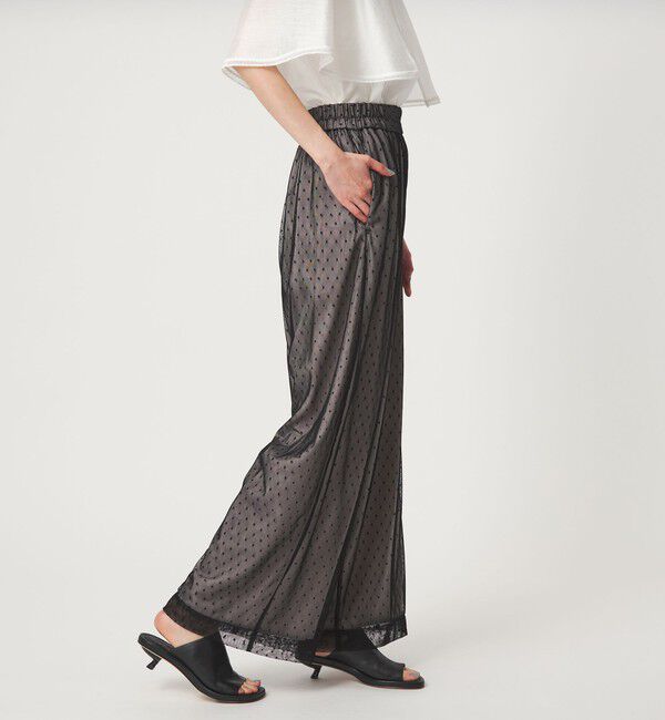 EMMEL REFINES「＜EMMEL REFINES＞EM ドットチュール レイヤー パンツ」|チノ|