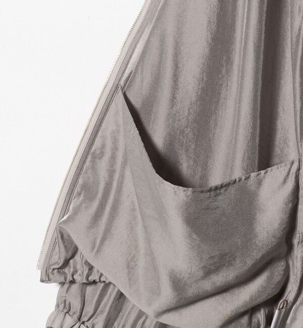 UNITED ARROWS green label relaxing「シアー ギャザー フード ブルゾン」|ブルゾン・スタジャン|