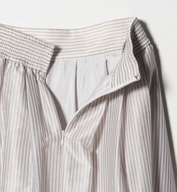 UNITED ARROWS green label relaxing「カールマイヤー タック ギャザー スカート」|フレア|