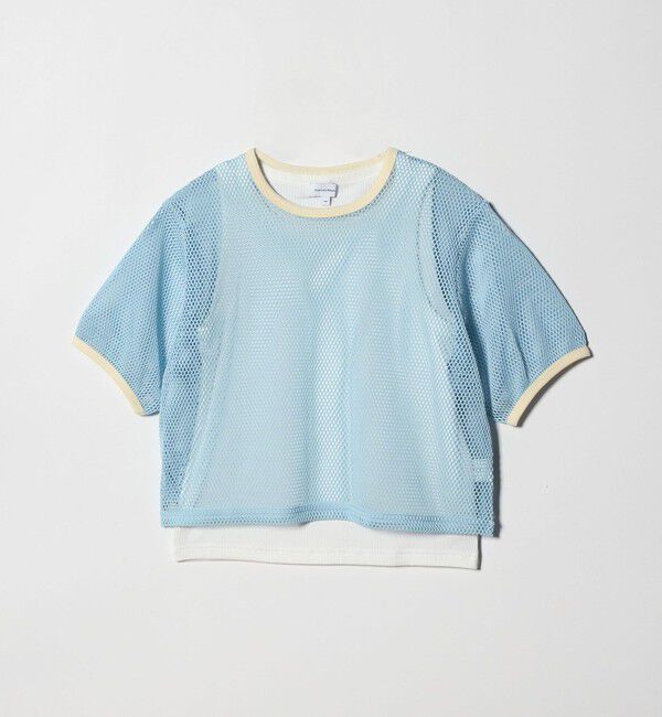 UNITED ARROWS green label relaxing「メッシュTシャツ＋タンクトップ セット / キッズ  140cm-160cm」|Tシャツ・カットソー|LT.BLUE