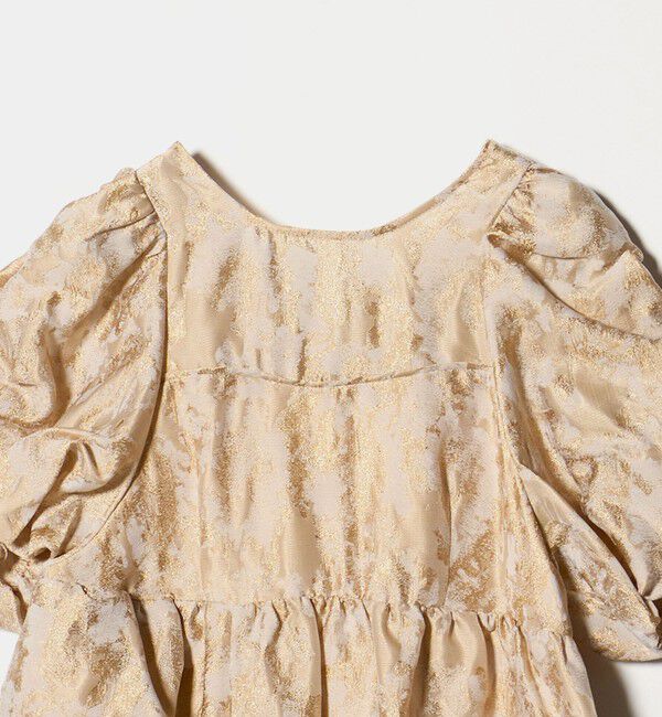 EMMEL REFINES「＜ANDRESD＞ANDRESD バブルスリーブ ジャガード ワンピース＜ Select by EMMEL REFINES ＞」|ワンピース|