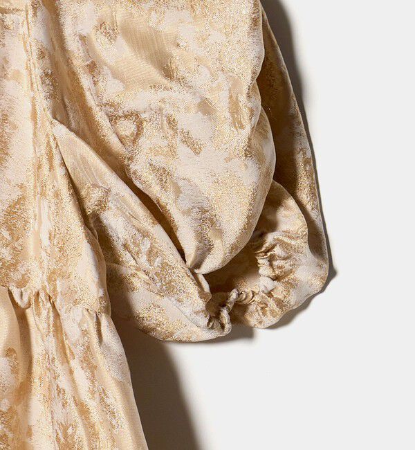 EMMEL REFINES「＜ANDRESD＞ANDRESD バブルスリーブ ジャガード ワンピース＜ Select by EMMEL REFINES ＞」|ワンピース|