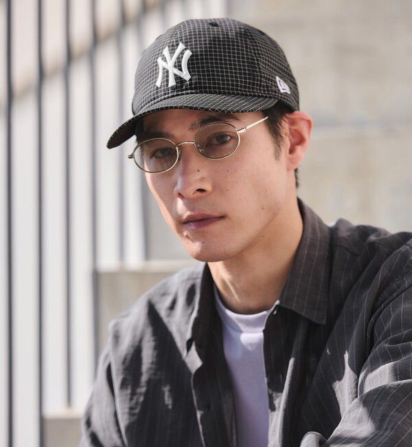 UNITED ARROWS green label relaxing「【別注】＜NEW ERA＞グリッド NY 9THIRTY キャップ」|キャップ・キャスケット|BLACK