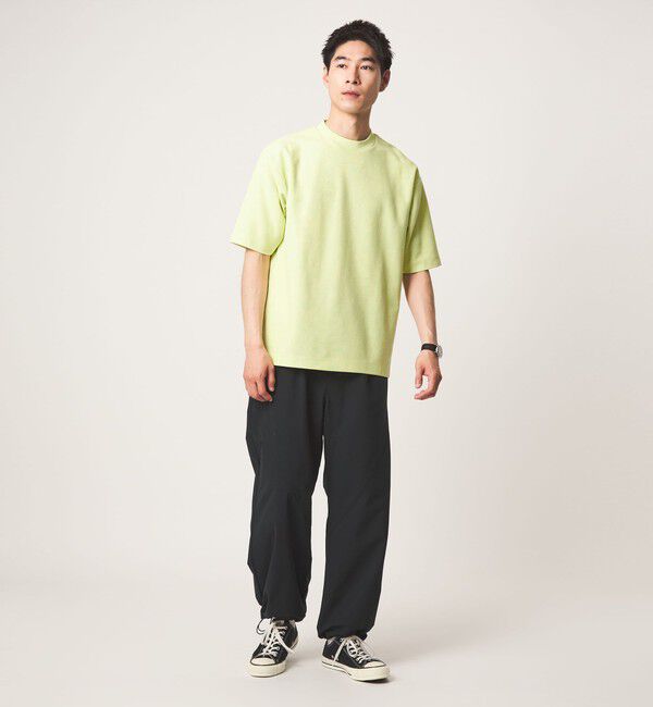 UNITED ARROWS green label relaxing「GIZA ハニカム クルーネック 半袖 Tシャツ」|Tシャツ・カットソー|