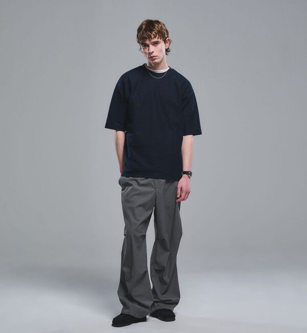 UNITED ARROWS green label relaxing「GIZA ハニカム クルーネック 半袖 Tシャツ」|Tシャツ・カットソー|