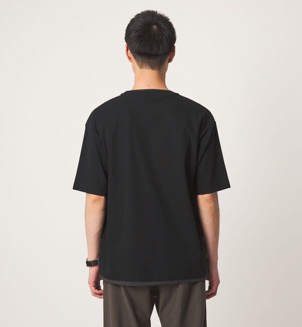 UNITED ARROWS green label relaxing「ピケ フェイクレイヤード クルーネック 半袖 Ｔシャツ」|Tシャツ・カットソー|