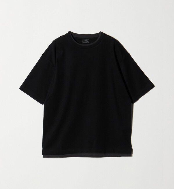 UNITED ARROWS green label relaxing「ピケ フェイクレイヤード クルーネック 半袖 Ｔシャツ」|Tシャツ・カットソー|
