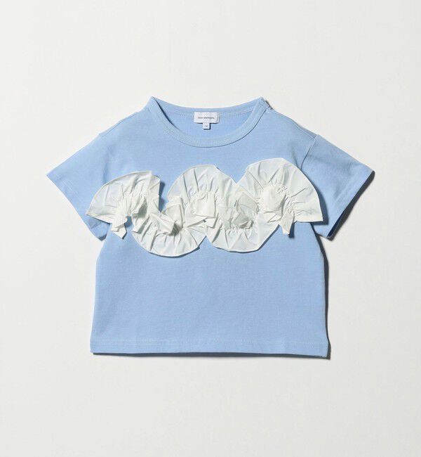 UNITED ARROWS green label relaxing「【スタメンシリーズ】フリル Tシャツ / キッズ  100cm-160cm」|Tシャツ・カットソー|