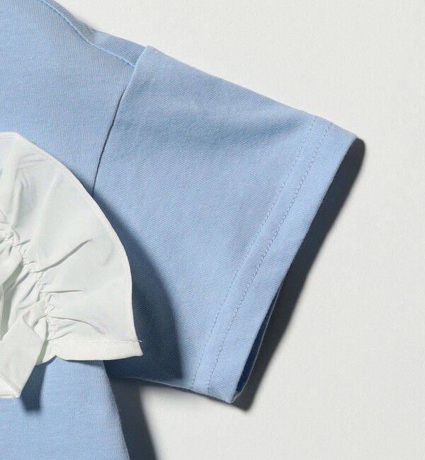 UNITED ARROWS green label relaxing「【スタメンシリーズ】フリル Tシャツ / キッズ  100cm-160cm」|Tシャツ・カットソー|