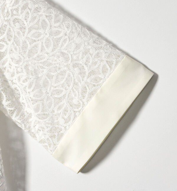 EMMEL REFINES「＜EMMEL REFINES＞EM ラッセルレース ショートスリーブ シャツ」|シャツ・ブラウス|