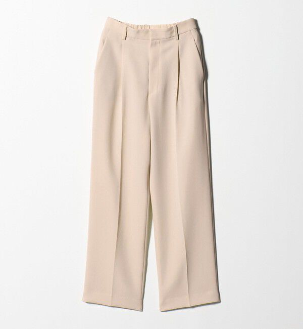 BEAUTY&YOUTH UNITED ARROWS「タックワイドストレートパンツ ウォッシャブル」|スラックス|