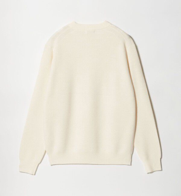 BEAUTY&YOUTH UNITED ARROWS「【WEB限定 WARDROBE SMART】マシーンウォッシャブル ウールミックス アゼ クルーネック」|ニット・セーター|