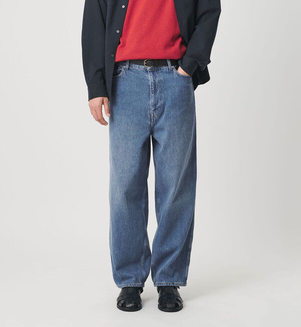 BEAUTY&YOUTH UNITED ARROWS「フェード バギー テーパード 5P デニムパンツ」|チノ|