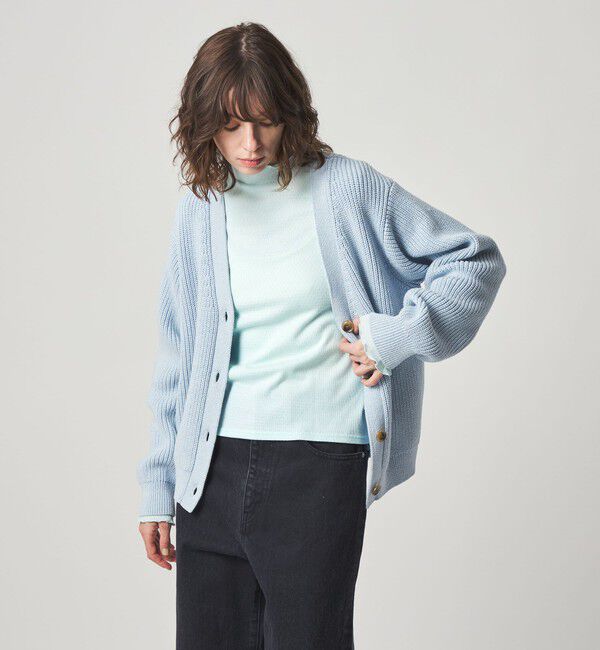 STEVEN ALAN「＜Steven Alan＞ドット リブ フリル プルオーバー」|Tシャツ・カットソー|