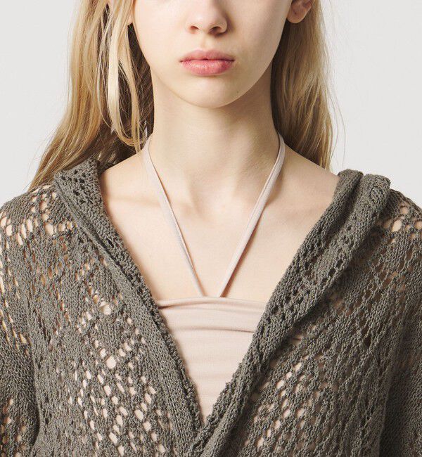 ATTISESSION「＜ATTISESSION＞フーディー ニット カーディガン」|カーディガン|