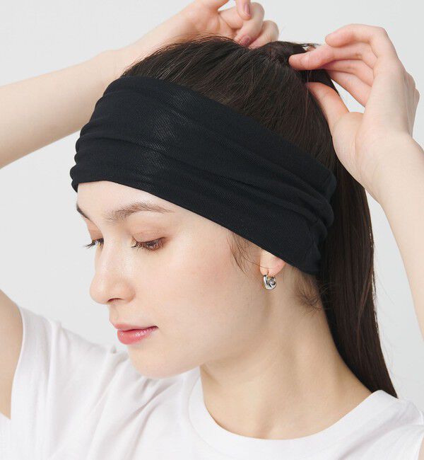 BEAUTY&YOUTH UNITED ARROWS「＜La maison de Lyllis＞FRAI ヘアバンド」|ヘアバンド|BLACK