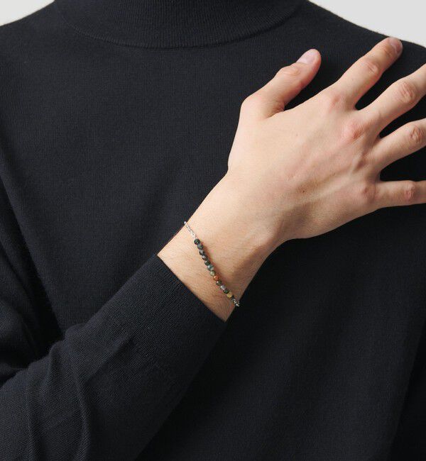 BEAUTY&YOUTH UNITED ARROWS「＜eoa＞ストーン チェーン ブレスレット」|ブレスレット・バングル|