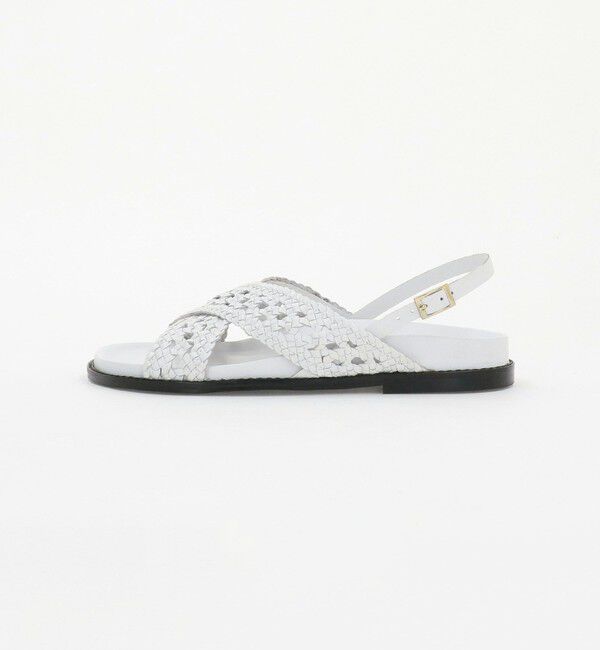 STEVEN ALAN「＜Steven Alan＞メッシュ クロス サンダル」|その他|WHITE