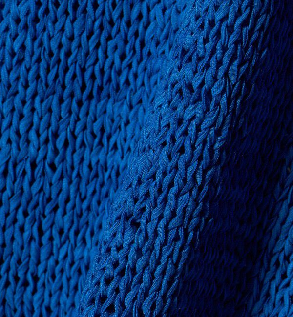 BEAUTY&YOUTH UNITED ARROWS「テープヤーン スキッパー ショートスリーブ ニット ウォッシャブル」|ニット・セーター|