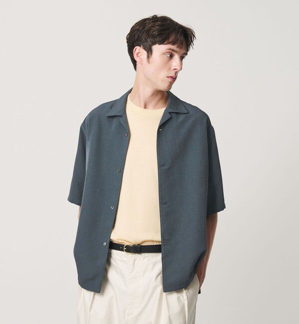 BEAUTY&YOUTH UNITED ARROWS「シルキータッチ ナロー オープンカラー シャツ FORM型」|シャツ・ブラウス|