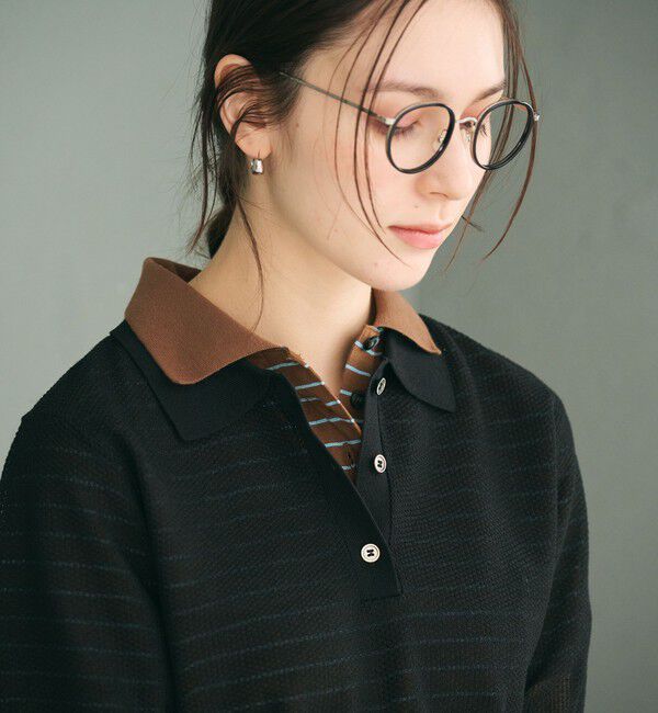 BEAUTY&YOUTH UNITED ARROWS「メッシュ ポロニット プルオーバー ウォッシャブル」|ニット・セーター|