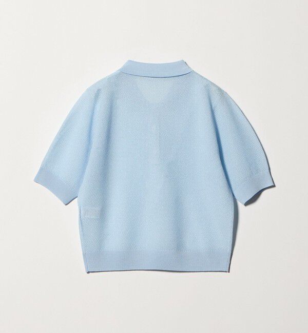 BEAUTY&YOUTH UNITED ARROWS「メッシュ ポロニット プルオーバー ウォッシャブル」|ニット・セーター|