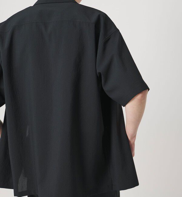 MONKEY TIME「RENU TROシリーズ オープン カラー シャツ -セットアップ対応-」|シャツ・ブラウス|