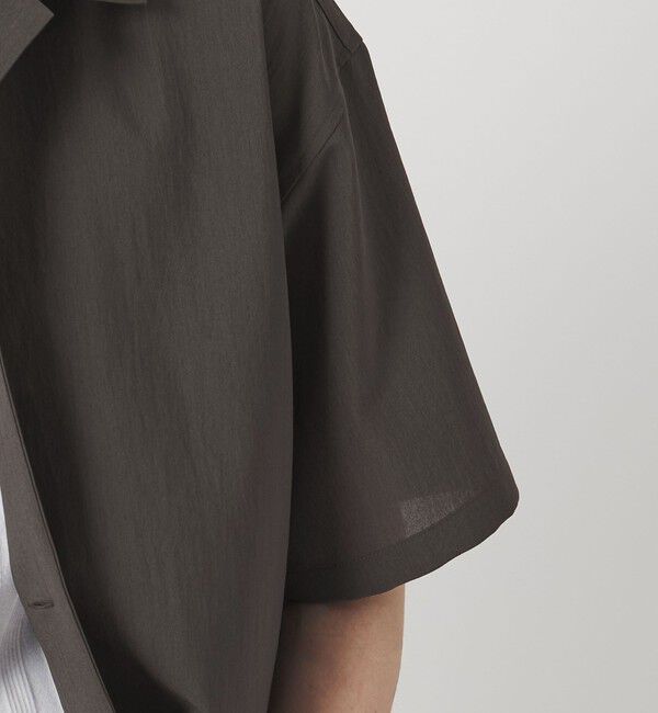 MONKEY TIME「RENU TROシリーズ オープン カラー シャツ -セットアップ対応-」|シャツ・ブラウス|