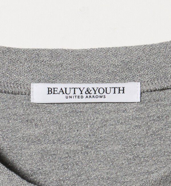BEAUTY&YOUTH UNITED ARROWS「コットンポリエステル ラメ ショートスリーブ カットソー」|Tシャツ・カットソー|