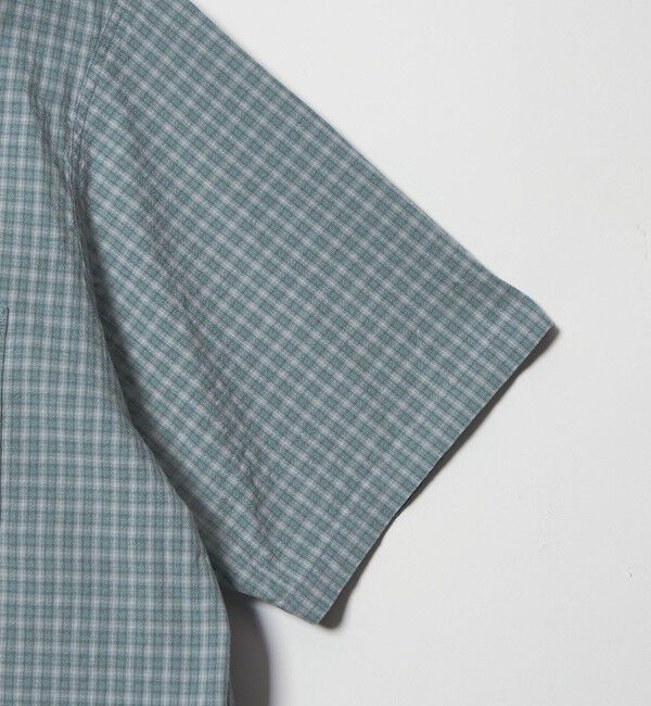 STEVEN ALAN「＜Steven Alan＞ ドビー チェック リバースシーム ショートスリーブ シャツ」|シャツ・ブラウス|