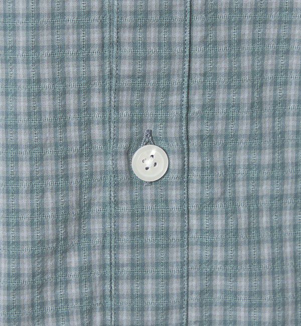 STEVEN ALAN「＜Steven Alan＞ ドビー チェック リバースシーム ショートスリーブ シャツ」|シャツ・ブラウス|