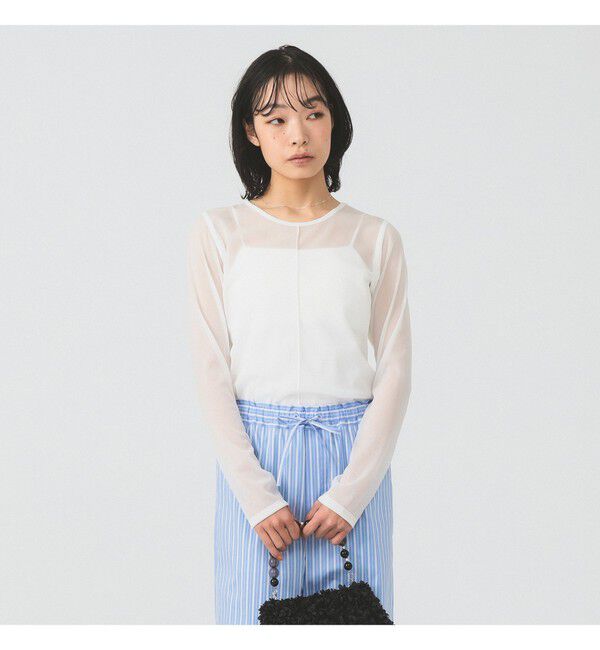 Ray BEAMS 「シアー センター シーム Tシャツ」|Tシャツ・カットソー|