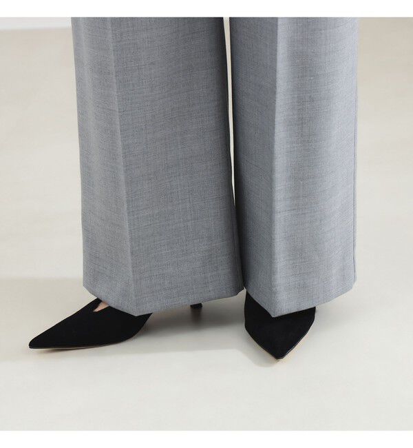 Demi-Luxe BEAMS 「エディター東原妙子 &times; Demi-Luxe BEAMS / ツイル イージー ストレート パンツ」|チノ|