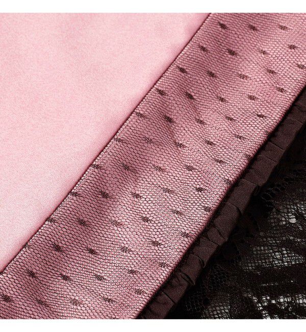 Ray BEAMS 「サテン レースキリカエ タイト スカート」|スカート|