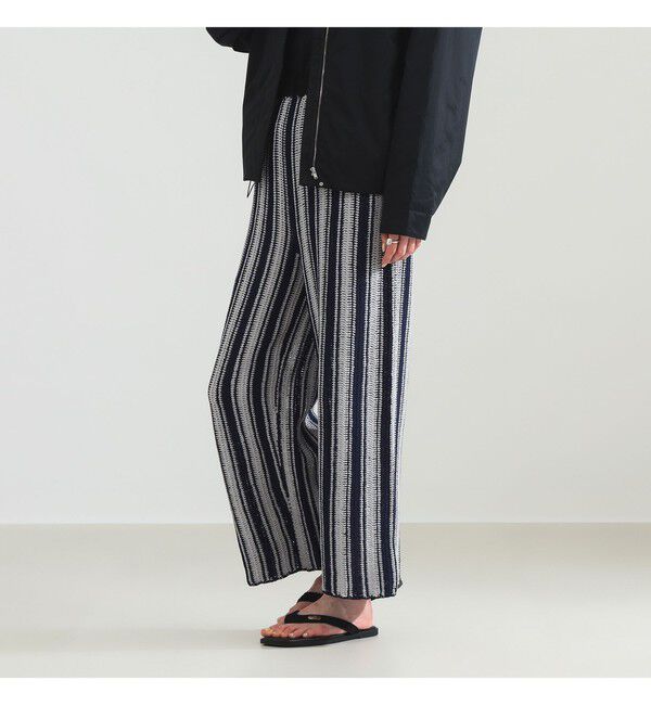 Demi-Luxe BEAMS 「Krochet / コットン クロシェ パンツ」|チノ|