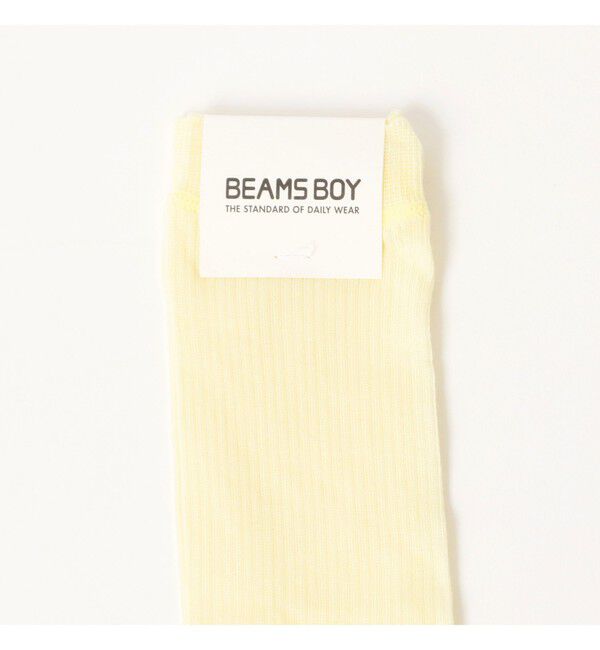 BEAMSBOY「ハイゲージ リブ ソックス」|ソックス|