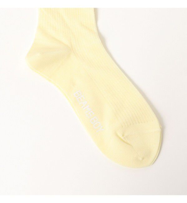 BEAMSBOY「ハイゲージ リブ ソックス」|ソックス|