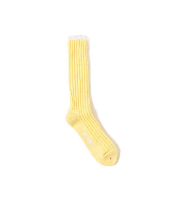 BEAMS PLUS「Baggy Socks」|ソックス|LEMON/WHITE