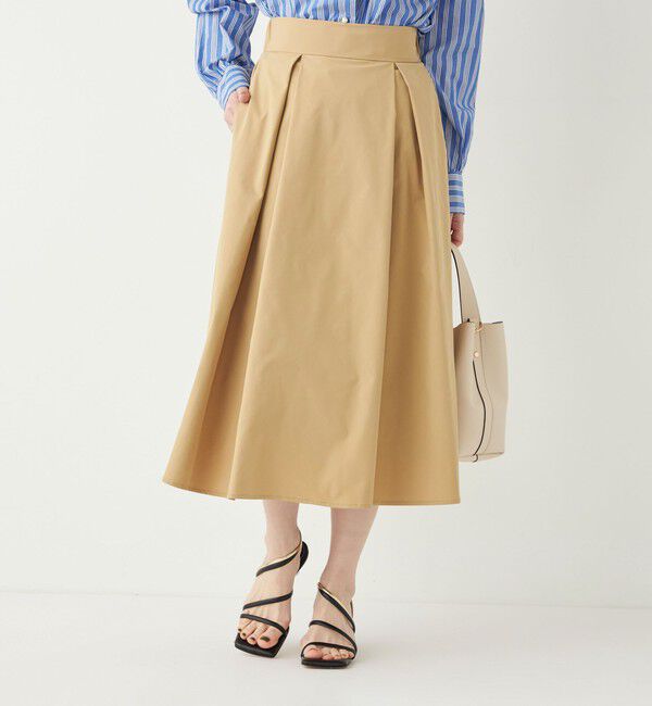 SHIPS Colors 「SHIPS Colors:〈洗濯機可能〉カラー タック スカート4」|フレア|