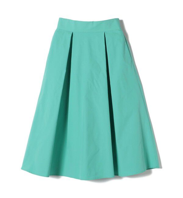 SHIPS Colors 「SHIPS Colors:〈洗濯機可能〉カラー タック スカート4」|フレア|グリーン