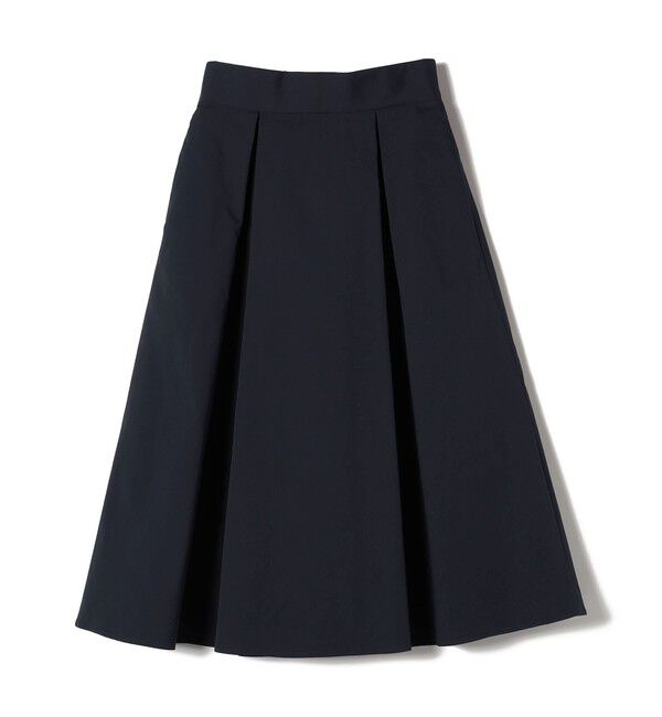 SHIPS Colors 「SHIPS Colors:〈洗濯機可能〉カラー タック スカート4」|フレア|ネイビー