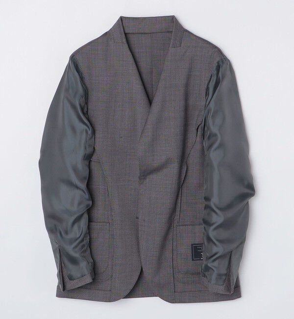 SHIPS「SHIPS:〈セットアップ対応/洗濯機可能〉トロピカル ウォッシャブル ピンヘッド ジャケット」|テーラードジャケット|