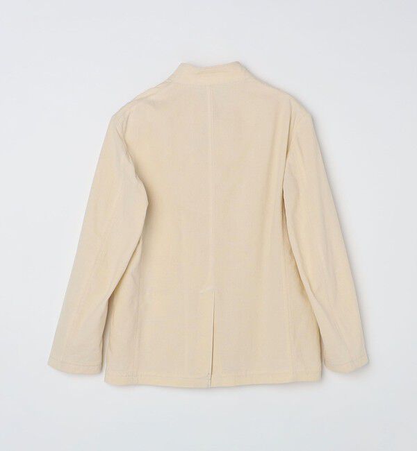 SHIPS「BATEAUX DE SHIPS: 和紙 リネン ポプリン スタンド 4ボタン ジャケット」|テーラードジャケット|