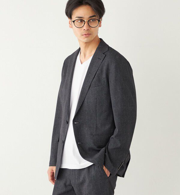 SHIPS Colors 「SHIPS Colors:〈洗濯機可能〉AVANT 2Bジャケット(セットアップ対応可能)」|テーラードジャケット|ブラック