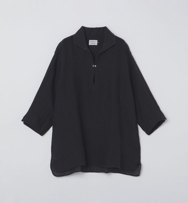 SHIPS Colors 「SHIPS Colors:〈洗濯機可能〉リネン カプリ プルオーバー シャツ」|シャツ・ブラウス|