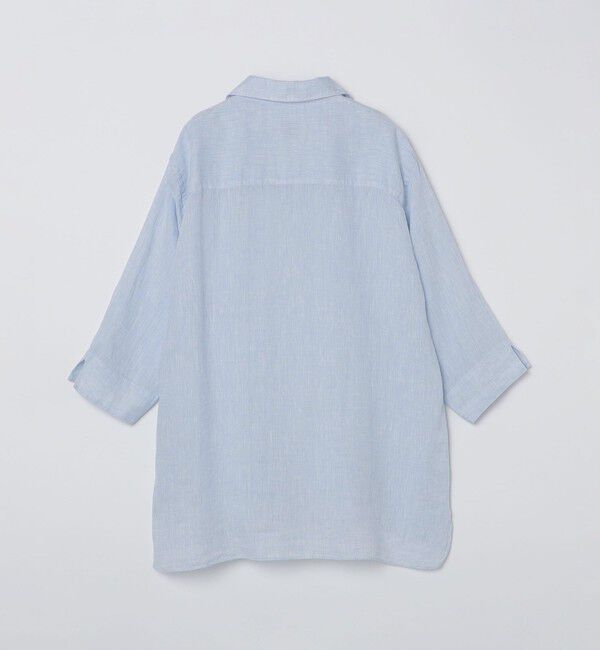 SHIPS Colors 「SHIPS Colors:〈洗濯機可能〉リネン カプリ プルオーバー シャツ」|シャツ・ブラウス|