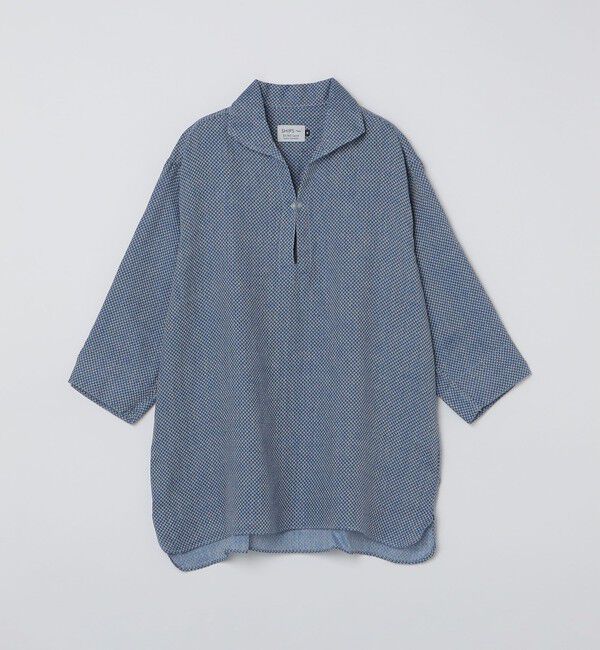 SHIPS Colors 「SHIPS Colors:〈洗濯機可能〉リネン カプリ プルオーバー シャツ」|シャツ・ブラウス|