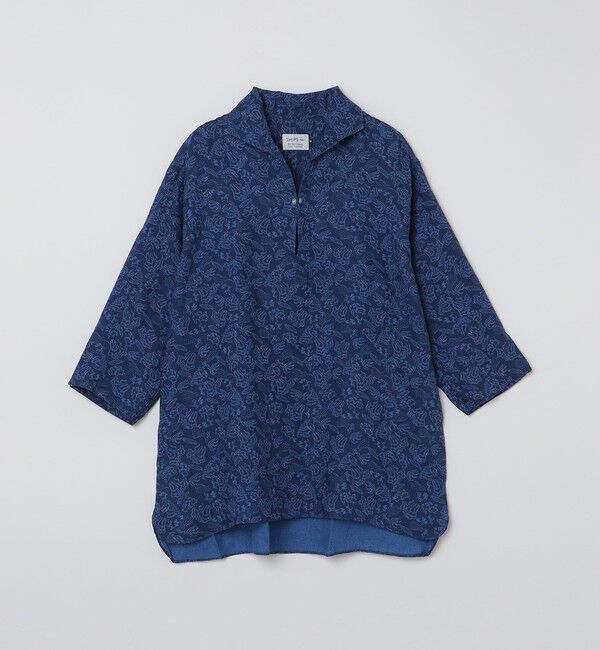 SHIPS Colors 「SHIPS Colors:〈洗濯機可能〉リネン カプリ プルオーバー シャツ」|シャツ・ブラウス|